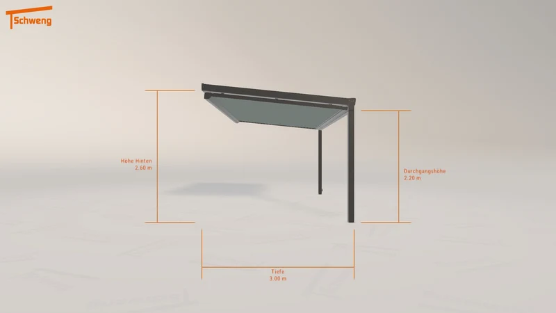 #DE Schweng Terrassenüberdachung S400 (ID 9w5r7q)