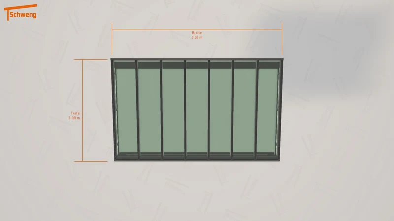 #DE Schweng Terrassenüberdachung S400 (ID 9w5r7q)