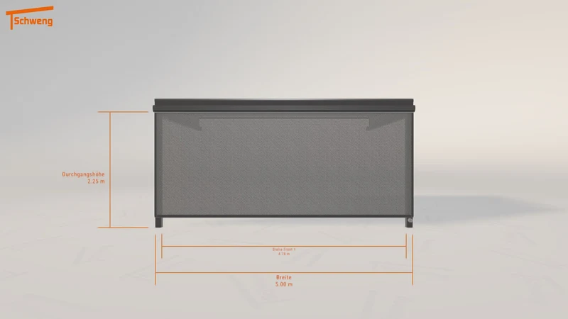 #DE Schweng Terrassenüberdachung S400 (ID qdn9gz)