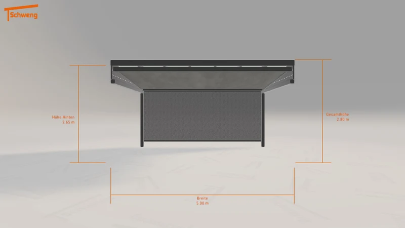#DE Schweng Terrassenüberdachung S400 (ID qdn9gz)