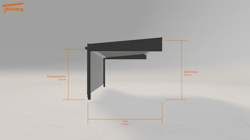 #DE Schweng Terrassenüberdachung S400 (ID qdn9gz)