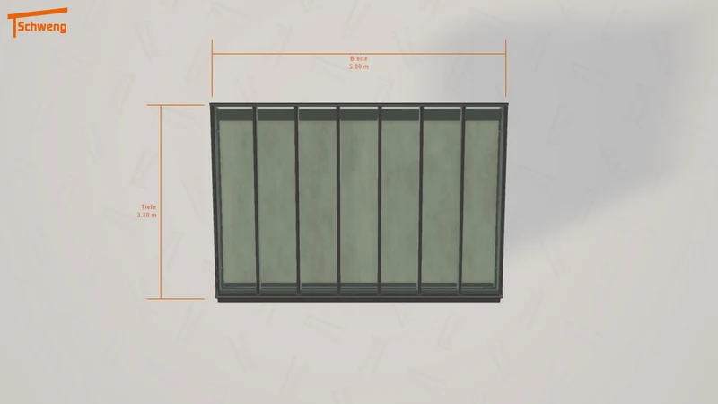 #DE Schweng Terrassenüberdachung S400 (ID qdn9gz)