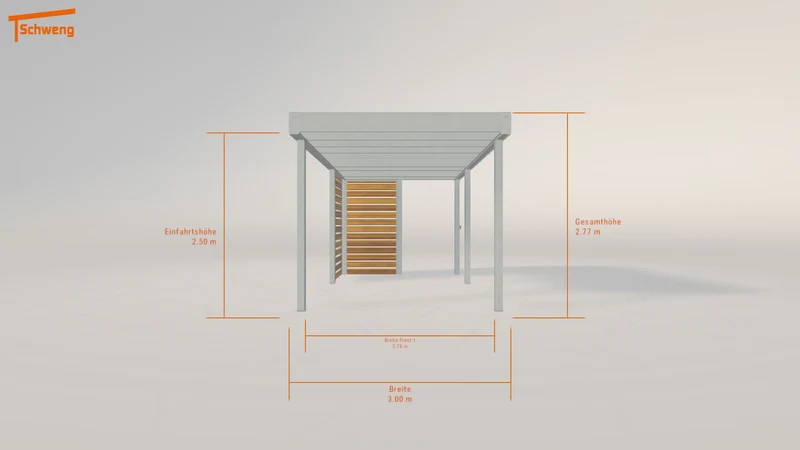 #CH Schweng Flachdachcarport C600+ (ID k2gvby) #MTG