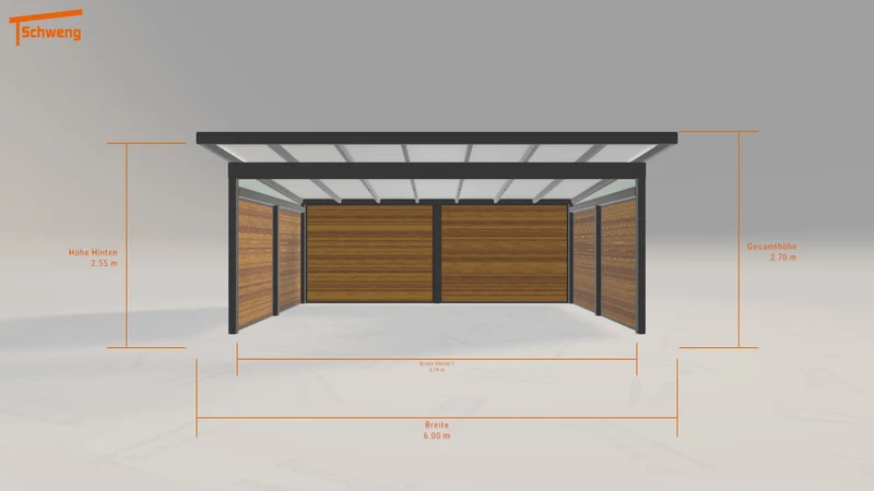 #DE Schweng Pultdachcarport S400 (ID mjqv2z) #MTG