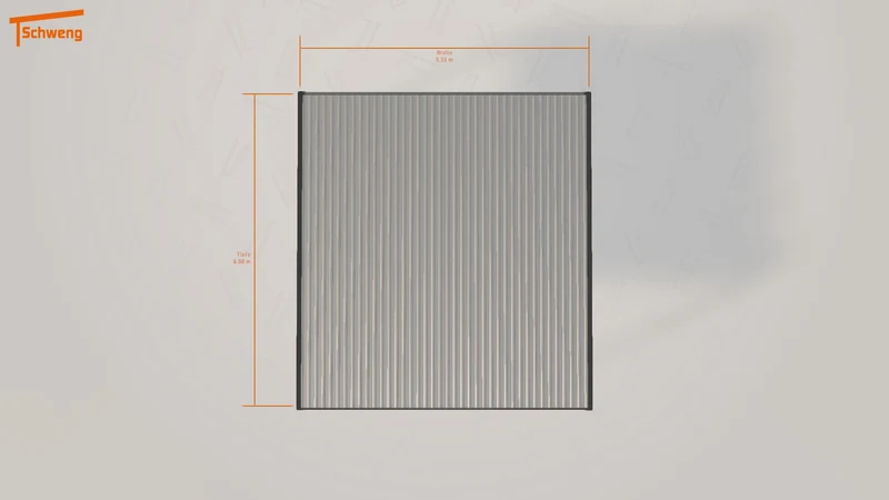 #DE Schweng Flachdachcarport C600 (ID 2qk98g)