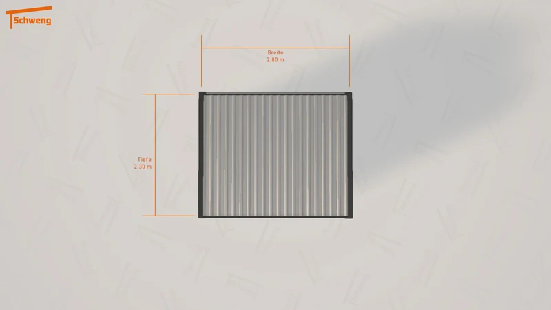 #CH Schweng Flachdachcarport C600 (ID 9w5jp8) #MTG