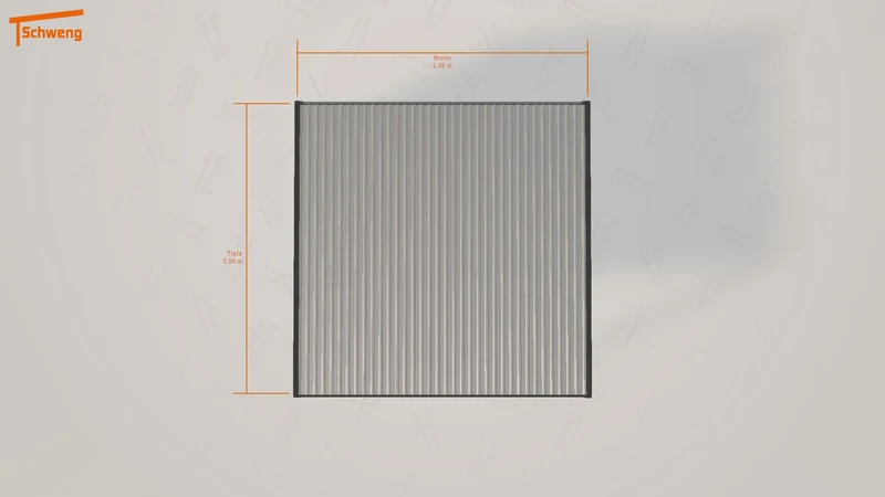 #DE Schweng Flachdachcarport C600 (ID x73q3g) #MTG