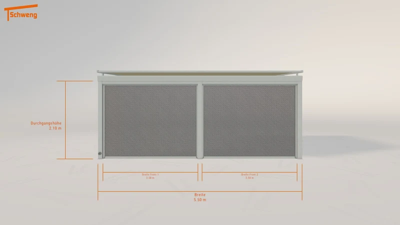 #DE Schweng Terrassenüberdachung S400 (ID 5md5dz)