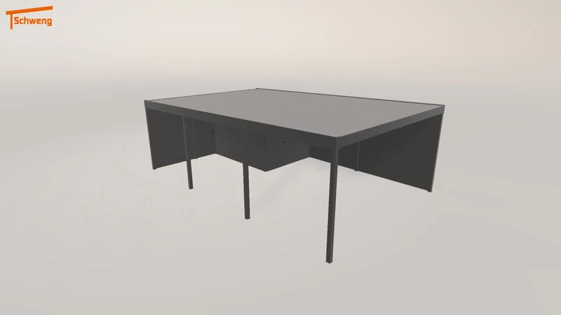 #DE Schweng Flachdachcarport C600+ (ID yg2yrr) #MTG
