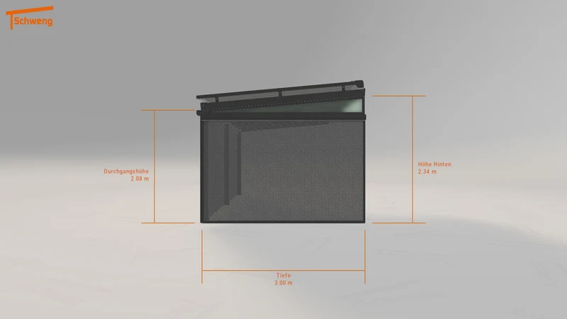 #DE Schweng Terrassenüberdachung S400 (ID dv8q93)