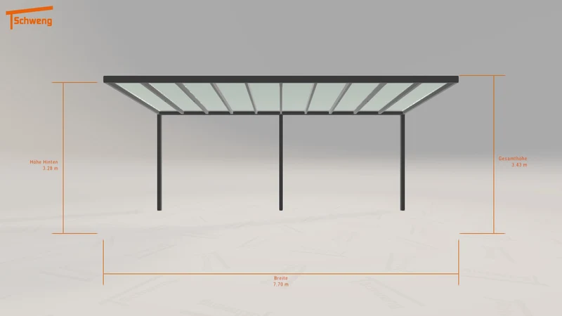 #DE Schweng Terrassenüberdachung S400 (ID w3pdvy)