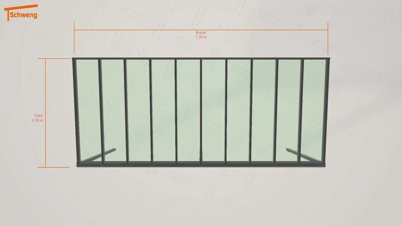 #DE Schweng Terrassenüberdachung S400 (ID w3pdvy)