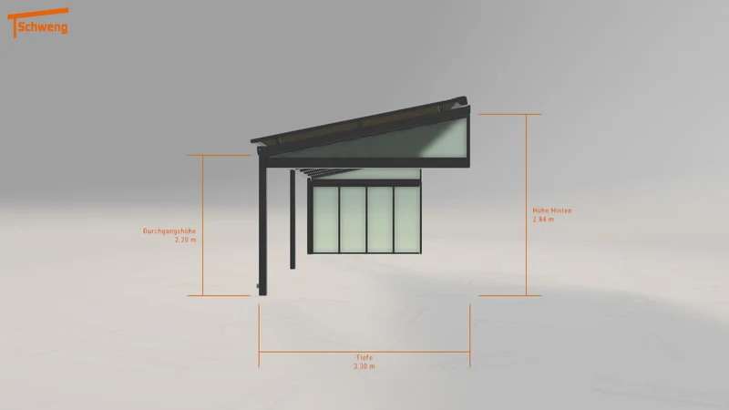 #DE Schweng Terrassenüberdachung S400 (ID 42k392)