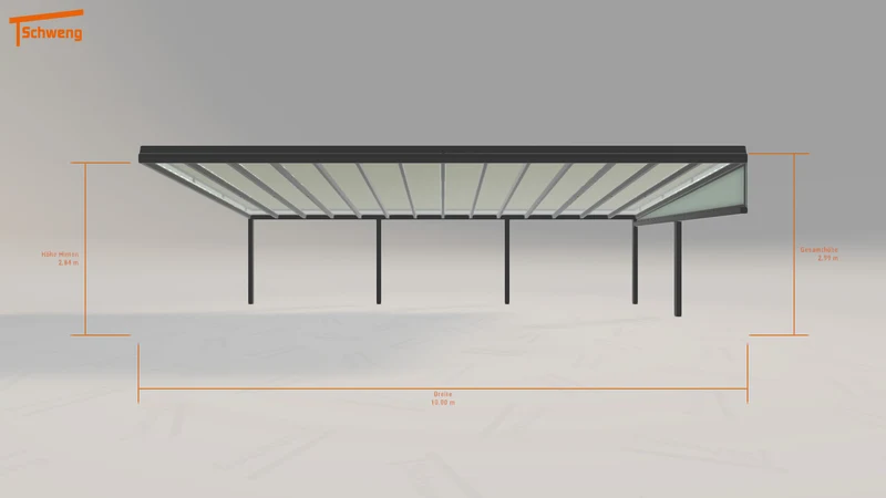 #DE Schweng Terrassenüberdachung S400 (ID n5nqzj)