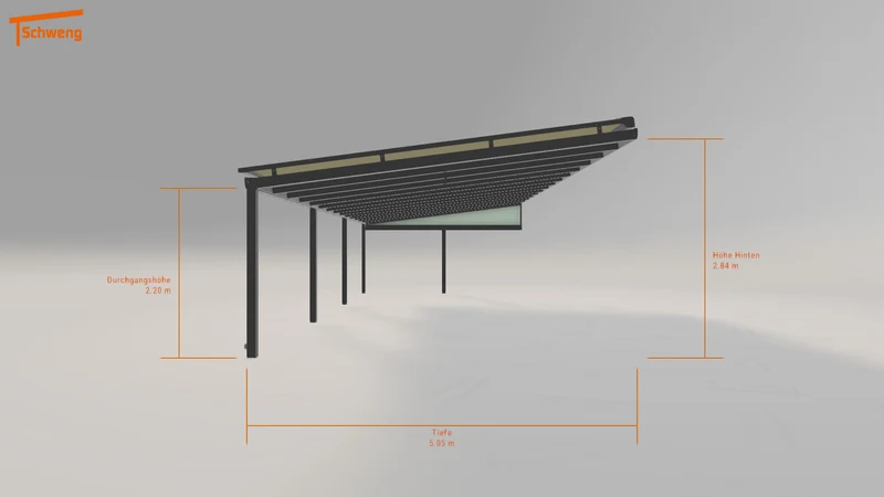 #DE Schweng Terrassenüberdachung S400 (ID n5nqzj)