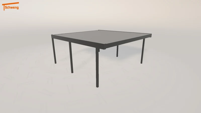#DE Schweng Flachdachcarport C600 (ID yg2dgz)
