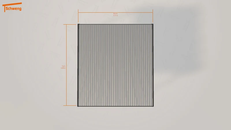 #DE Schweng Flachdachcarport C600 (ID yg2dgz)