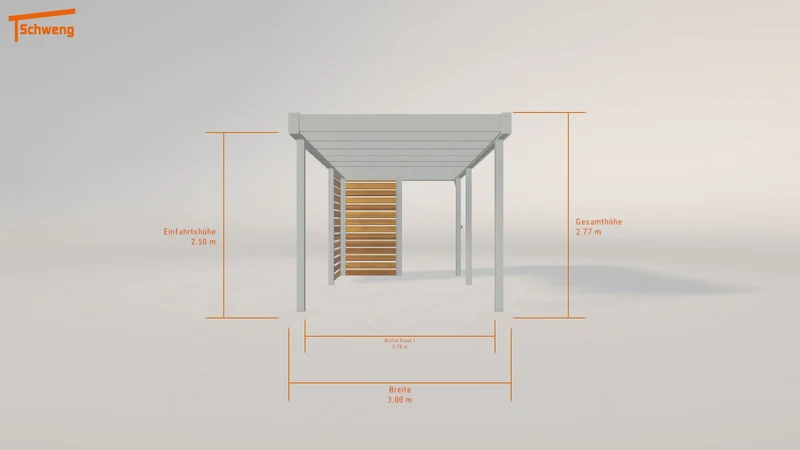 #CH Schweng Flachdachcarport C600+ (ID qdn7rz) #MTG