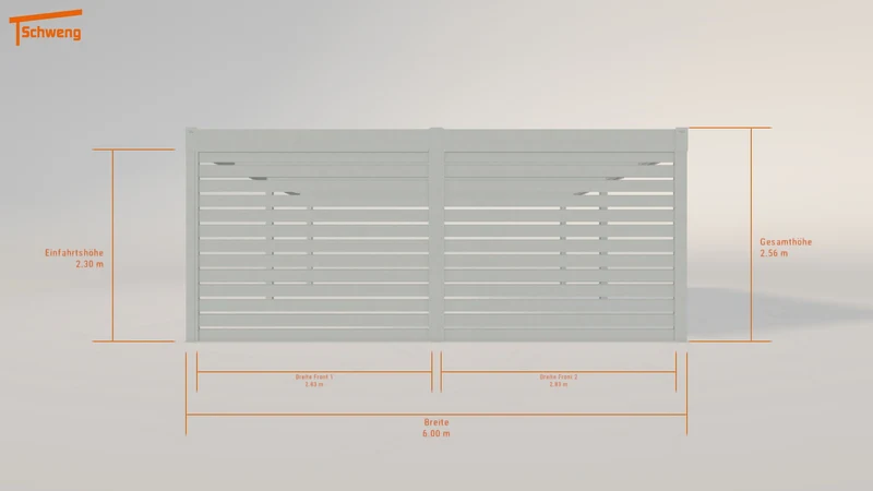 #DE Schweng Flachdachcarport C600 (ID mjqk44)