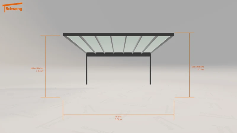#DE Schweng Terrassenüberdachung S400 (ID 7792mp)