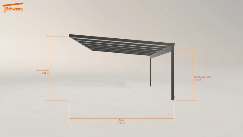 #DE Schweng Terrassenüberdachung S400 (ID 7792mp)