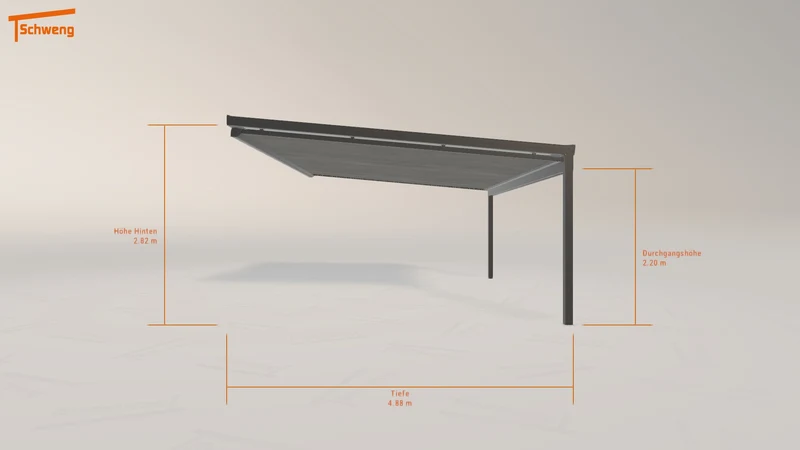 #DE Schweng Terrassenüberdachung S400 (ID 85yq9n)