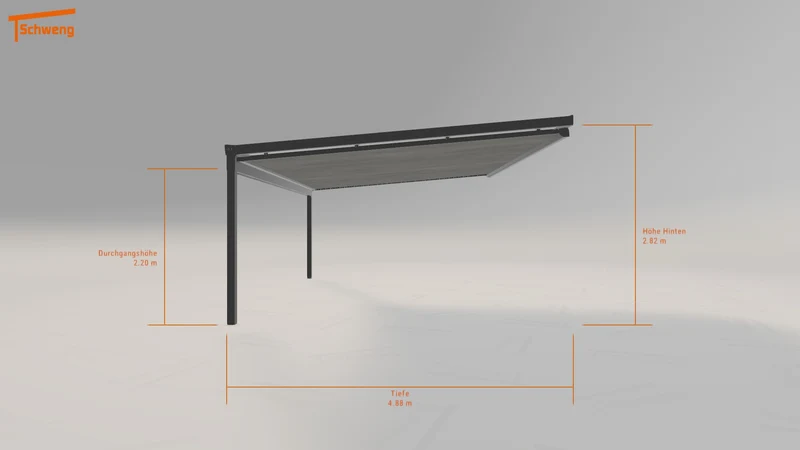 #DE Schweng Terrassenüberdachung S400 (ID 85yq9n)