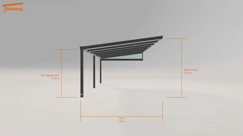 #DE Schweng Terrassenüberdachung S400 (ID qdn8v8)