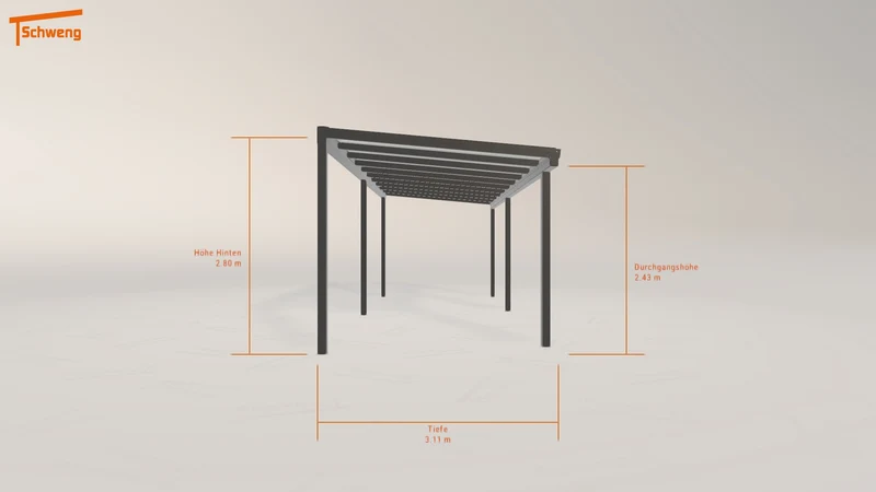 #DE Schweng Terrassenüberdachung S350 (ID g7z9p7)