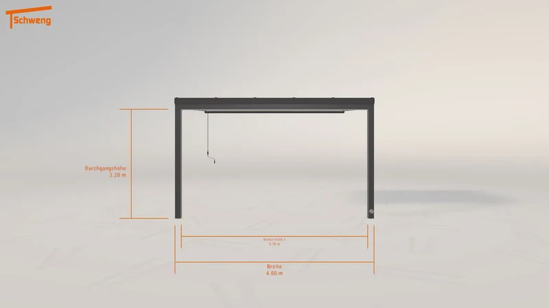 #DE Schweng Terrassenüberdachung S350 (ID n5nq2v)