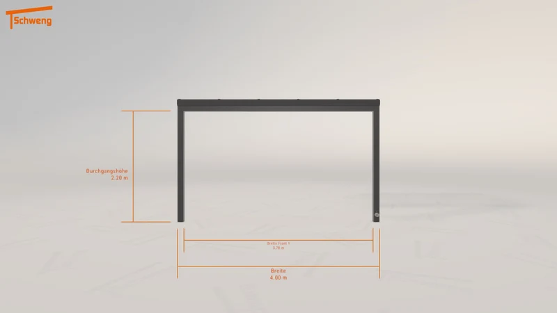 #DE Schweng Terrassenüberdachung S350 (ID v4pbyg)