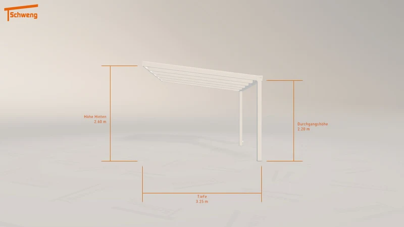 #DE Schweng Terrassenüberdachung S400 (ID k2gd7b)