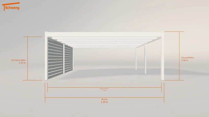 #DE Schweng Flachdachcarport C600 (ID bk7rx5) #MTG
