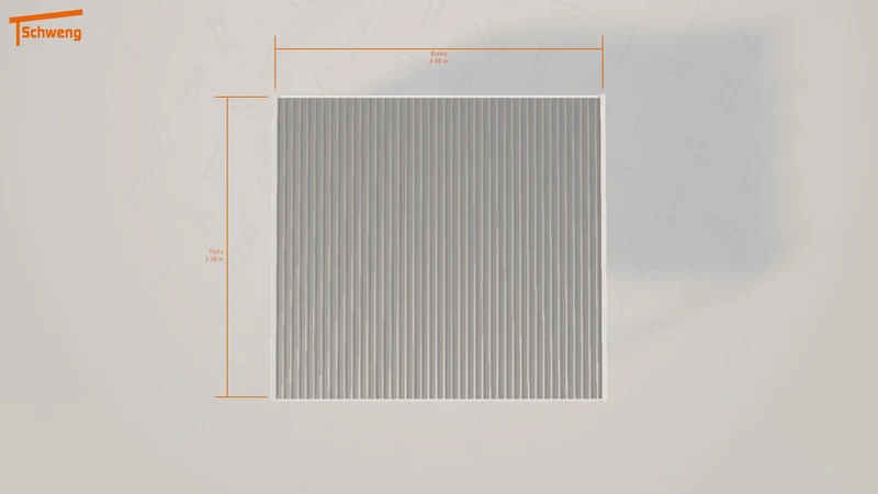 #DE Schweng Flachdachcarport C600 (ID bk7rx5) #MTG