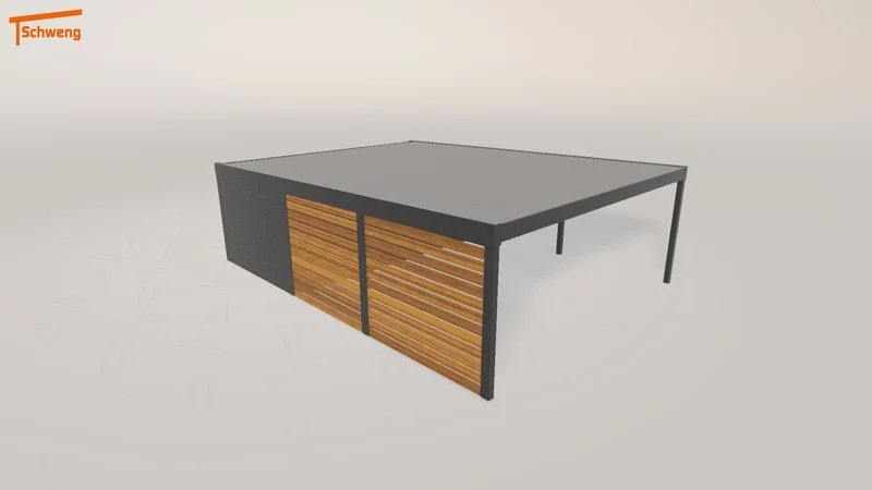 #DE Schweng Flachdachcarport C600 (ID dv8mv7) #MTG