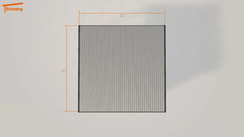 #DE Schweng Flachdachcarport C600 (ID 7792gp) #MTG