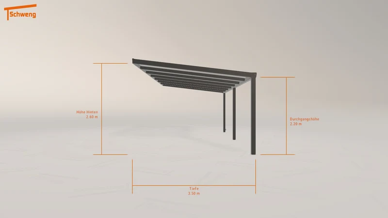#DE Schweng Terrassenüberdachung S400 (ID dv8d5y)