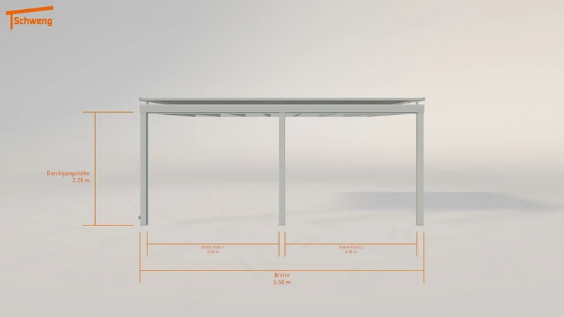 #DE Schweng Terrassenüberdachung S400 (ID 33kywx)