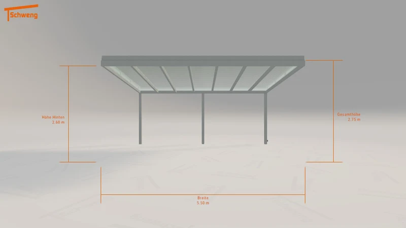 #DE Schweng Terrassenüberdachung S400 (ID 33kywx)
