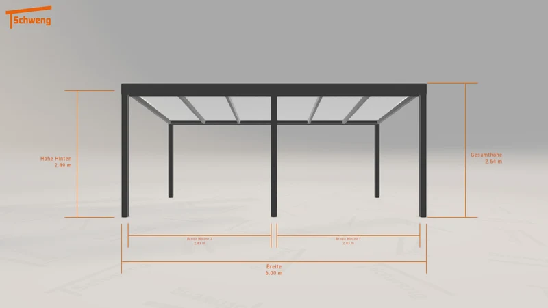#DE Schweng Terrassenüberdachung S350 (ID jjndmb)