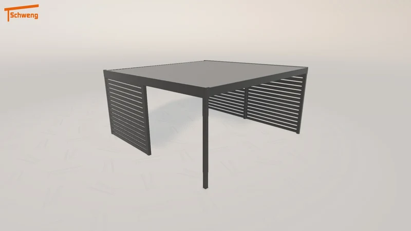 #DE Schweng Flachdachcarport C600 (ID 9w5j47) #MTG