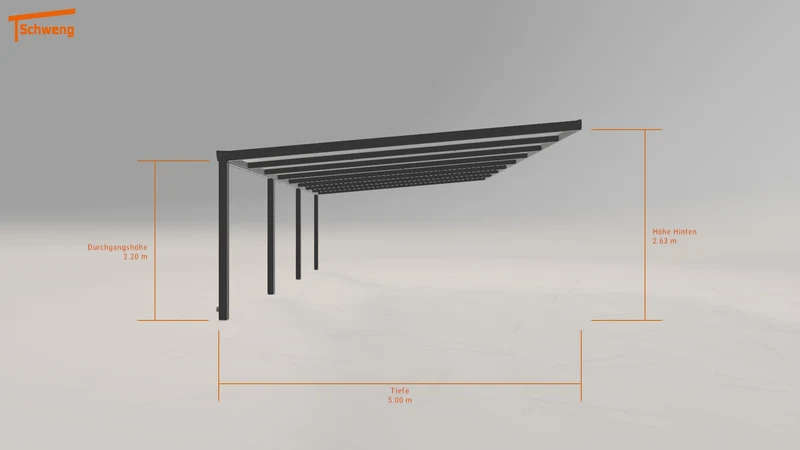 #DE Schweng Terrassenüberdachung S400 (ID mjqm7g)