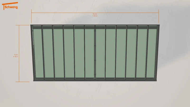 #DE Schweng Terrassenüberdachung S400 (ID 33kd89)