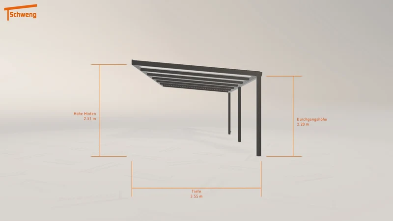 #DE Schweng Terrassenüberdachung S350 (ID qdn8w8)