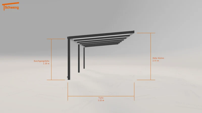 #DE Schweng Terrassenüberdachung S350 (ID qdn8w8)