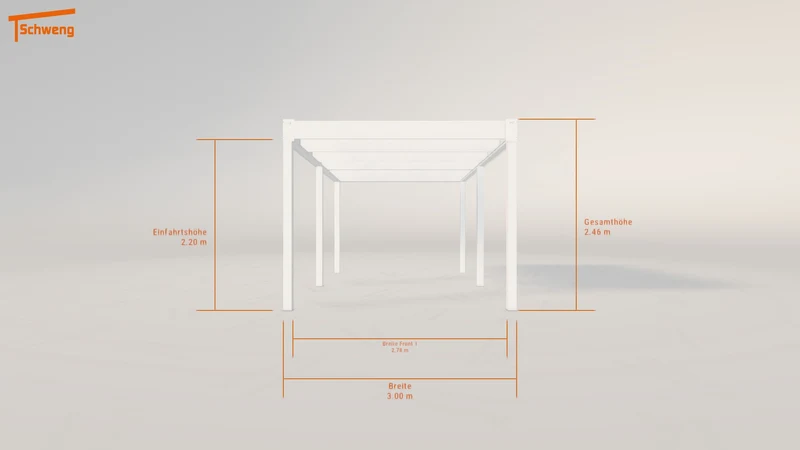 #DE Schweng Flachdachcarport C600 (ID n5nq3b) #MTG