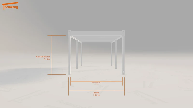 #DE Schweng Flachdachcarport C600 (ID n5nq3b) #MTG