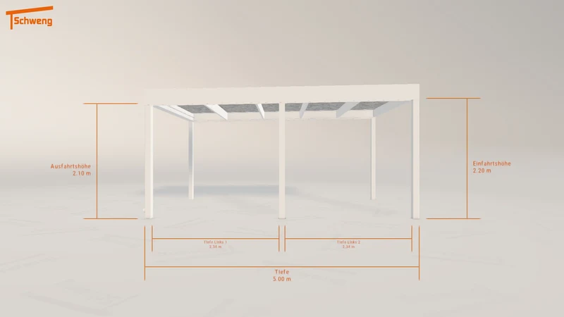 #DE Schweng Flachdachcarport C600 (ID n5nq3b) #MTG