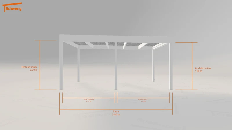 #DE Schweng Flachdachcarport C600 (ID n5nq3b) #MTG