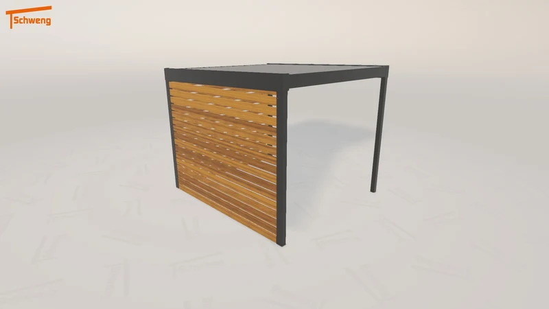 #DE Schweng Flachdachcarport C600 (ID pbdm3z) #MTG